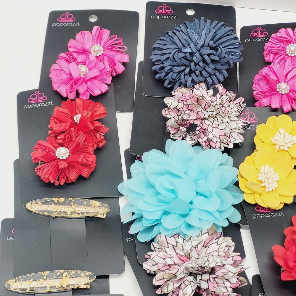 Paparazzi Mixed Hair Clips Lot of 31 New Variety of Colors And Styles - Picture 6 of 7